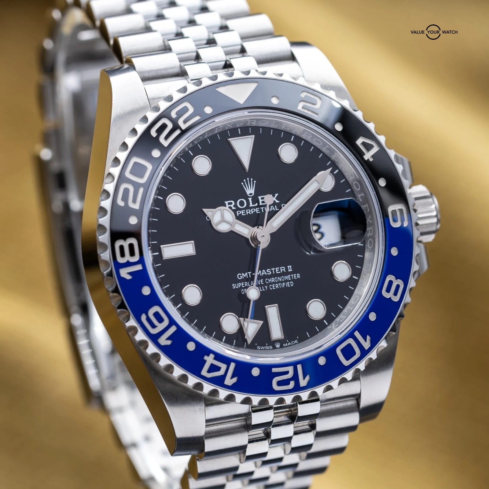 Rolex GMT-Master II “Batgirl” Jubilee Steel 40mm 126710BLNR - 2023 Full Set - Image 2