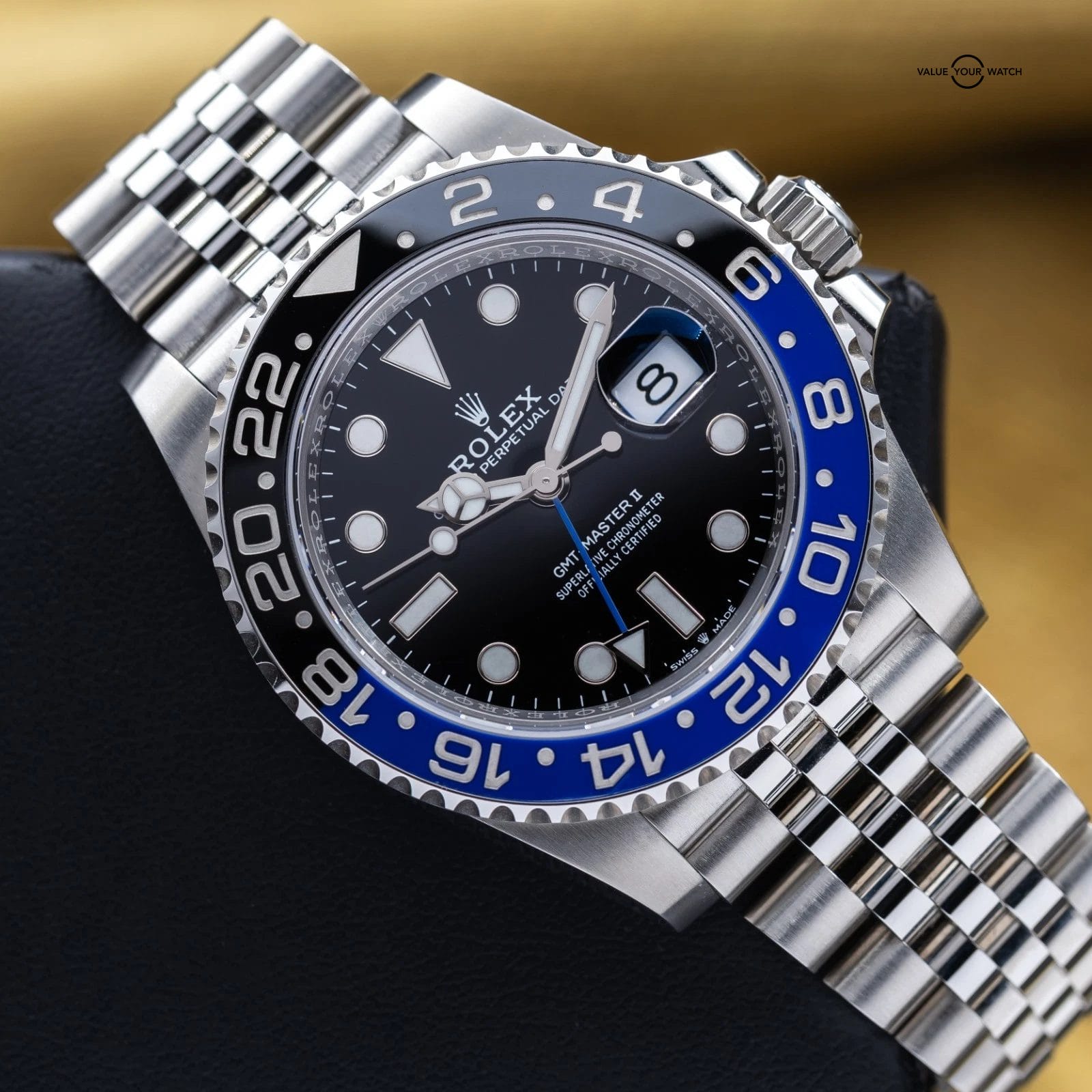 Rolex GMT-Master II “Batgirl” Jubilee Steel 40mm 126710BLNR - 2023 Full Set - Image 3