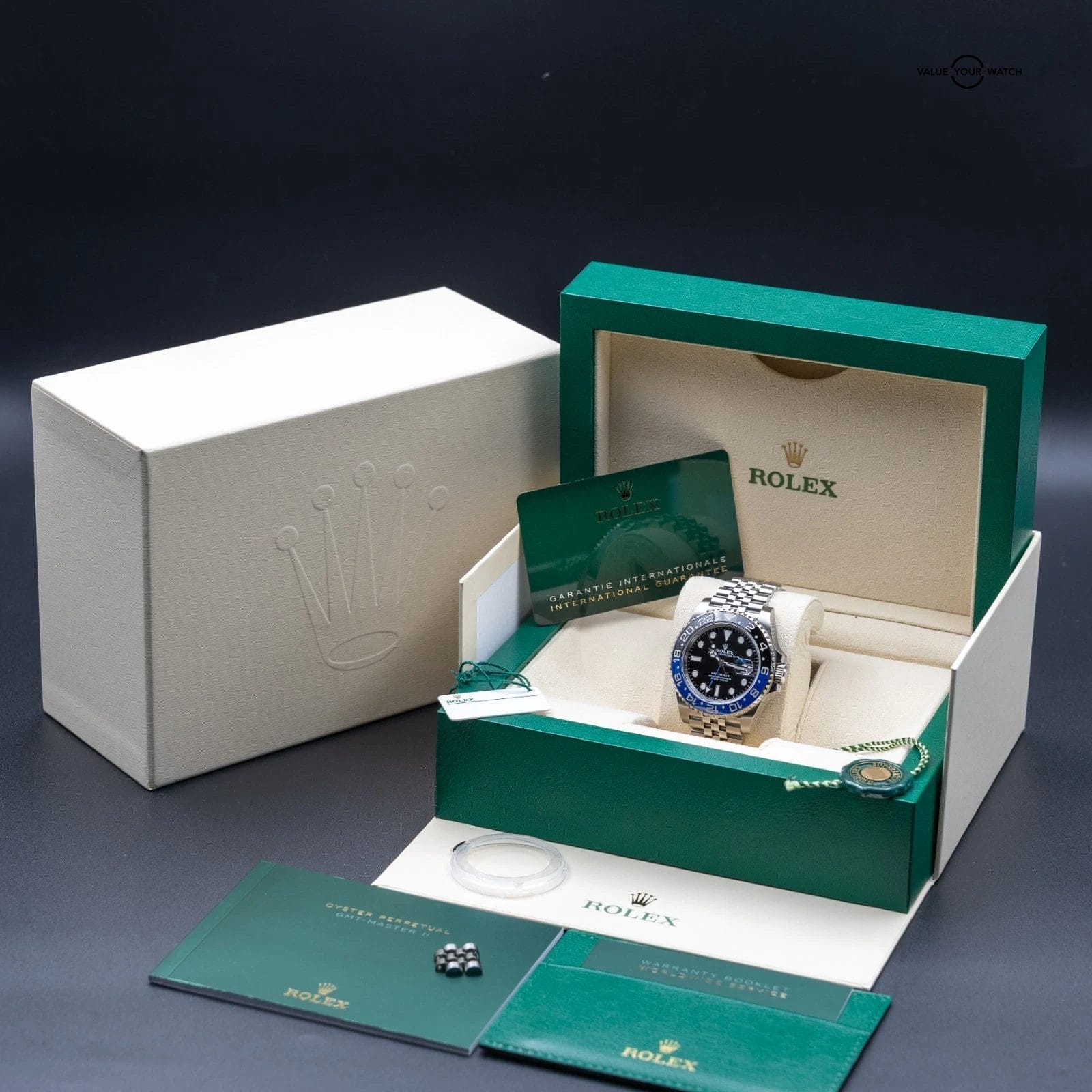 Rolex GMT-Master II “Batgirl” Jubilee Steel 40mm 126710BLNR - 2023 Full Set - Image 5