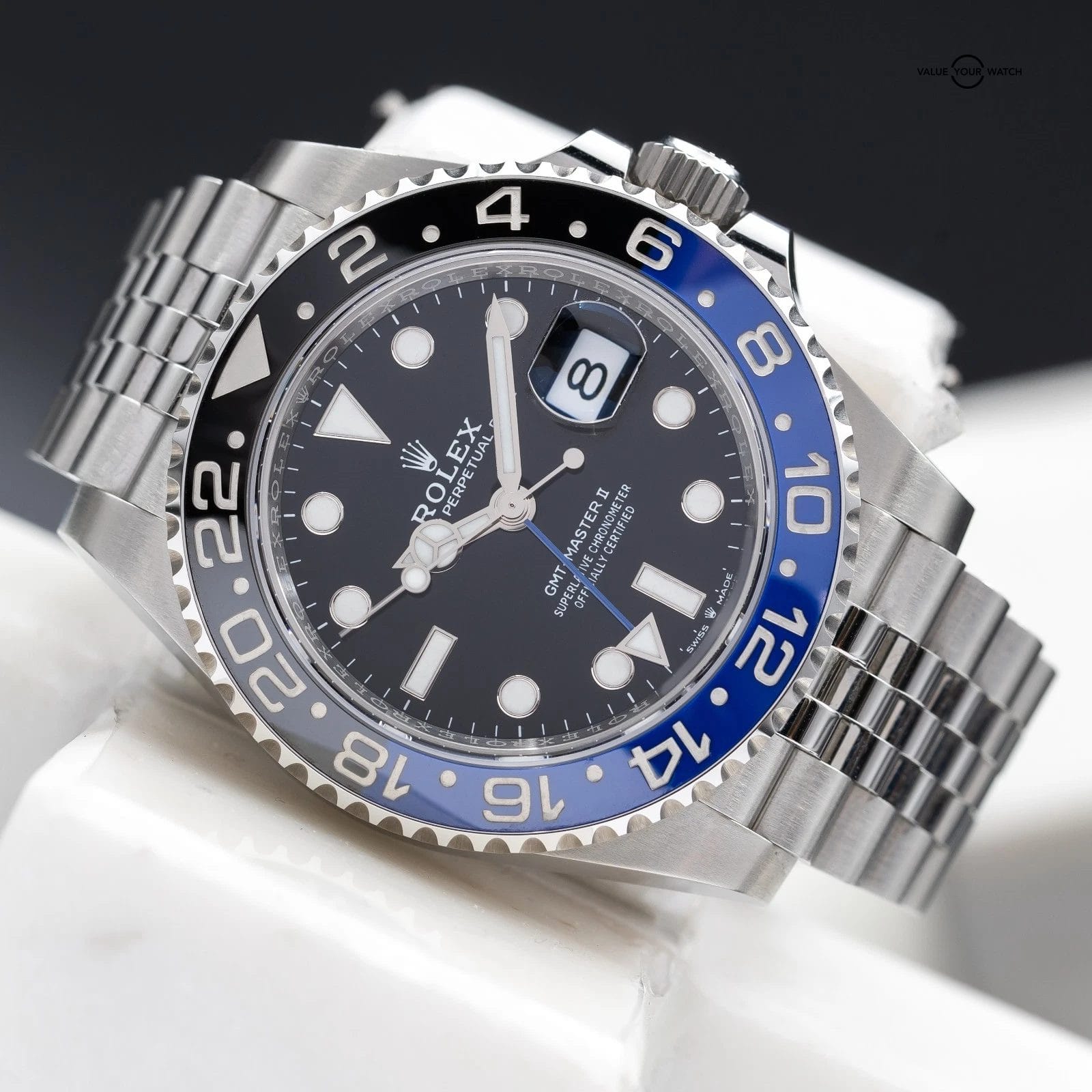 Rolex GMT-Master II “Batgirl” Jubilee Steel 40mm 126710BLNR - 2023 Full Set - Image 15