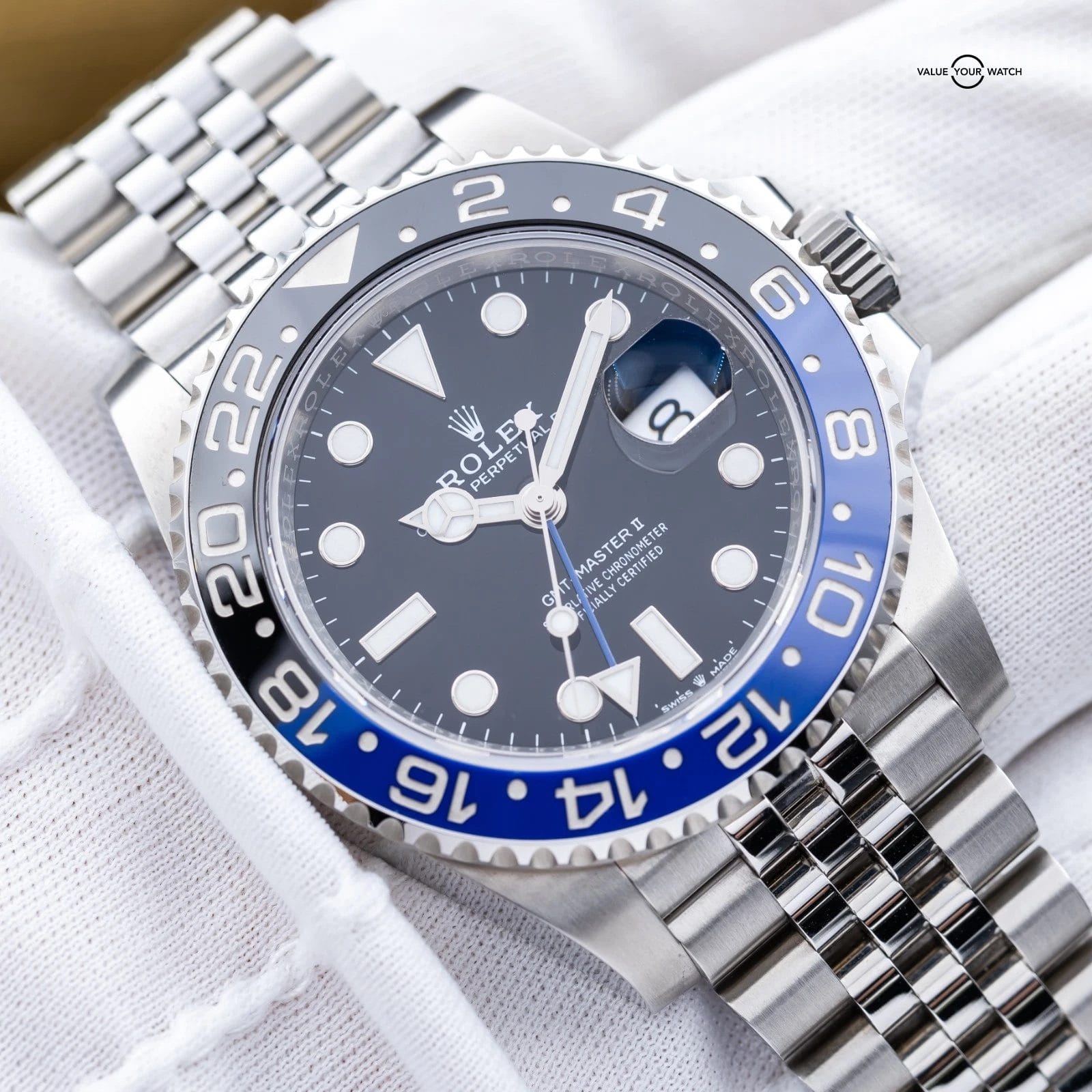 Rolex GMT-Master II “Batgirl” Jubilee Steel 40mm 126710BLNR - 2023 Full Set - Image 17