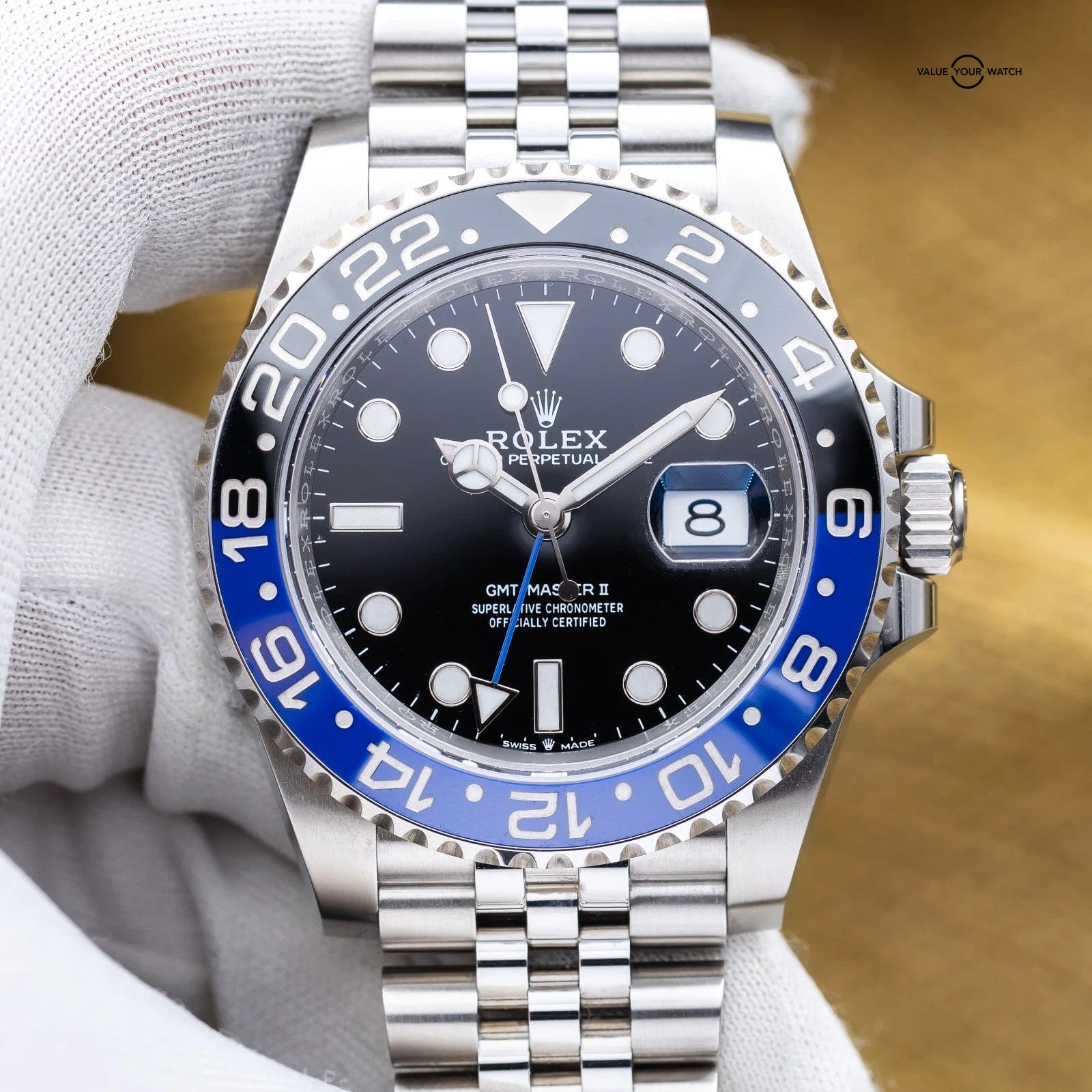 Rolex GMT-Master II “Batgirl” Jubilee Steel 40mm 126710BLNR - 2023 Full Set - Image 18