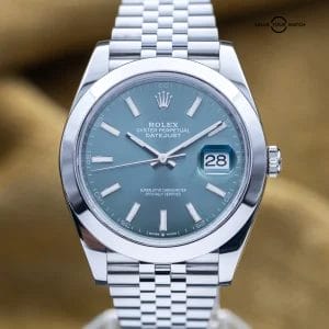 Rolex Datejust 41mm DJ41 Mint Green Jubilee Smooth Bezel – 126300 2023 Full Set