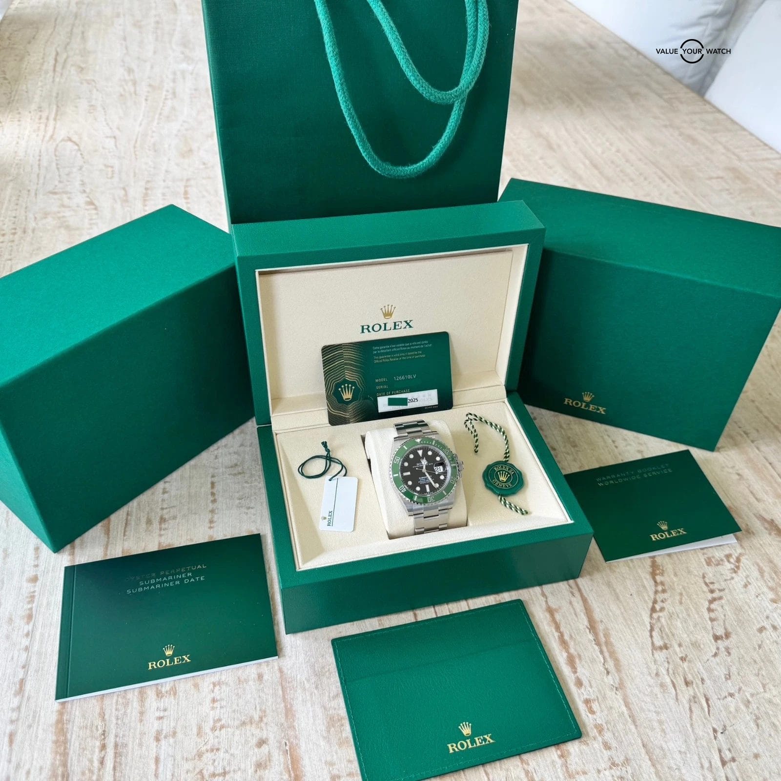 2025 Rolex Submariner Starbucks - Full Collector's Set - 41mm Ref# 126610LV - Image 3