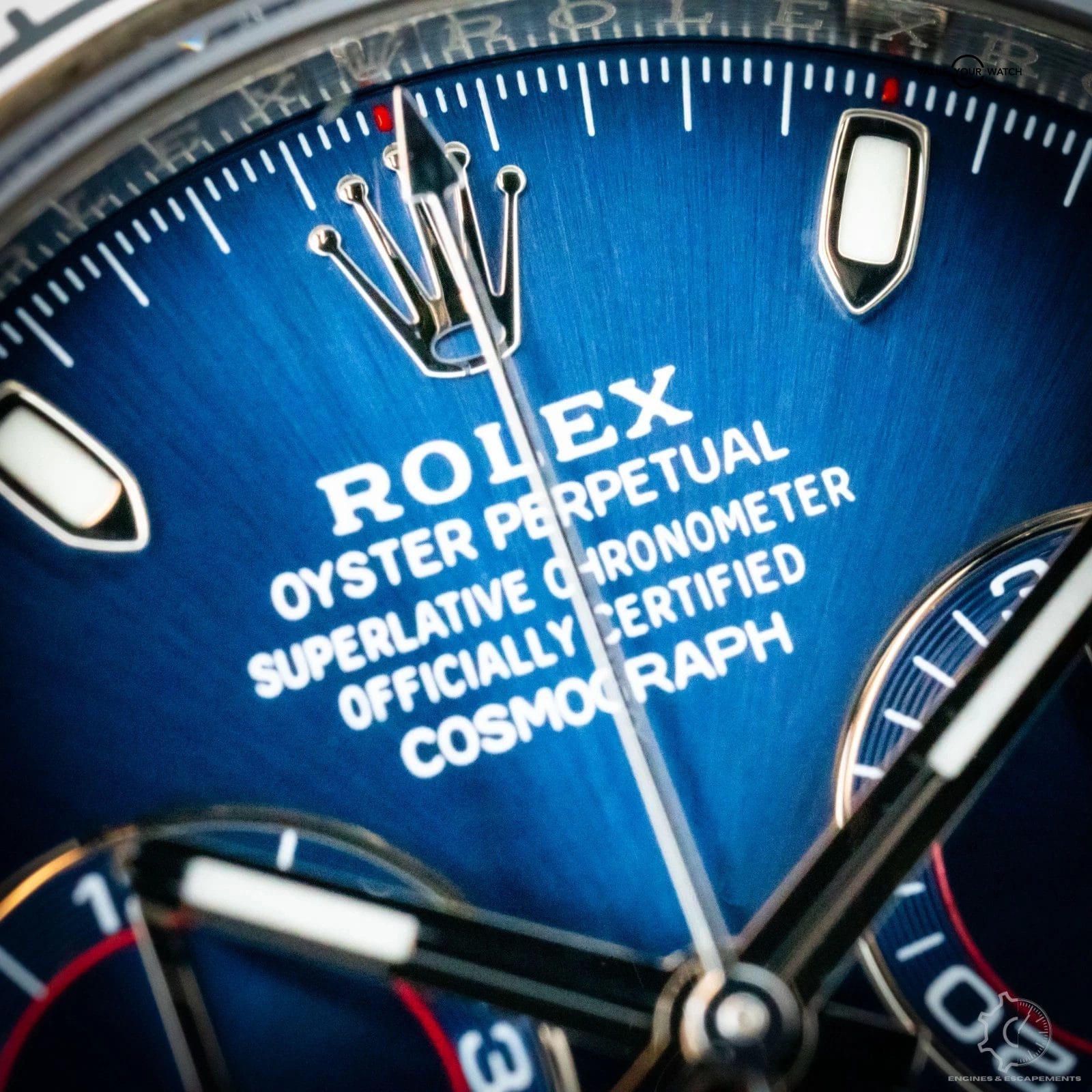 Rolex Cosmograph Daytona 40mm Complete Set Mint 18K White Gold Blue Dial 116509 - Image 5