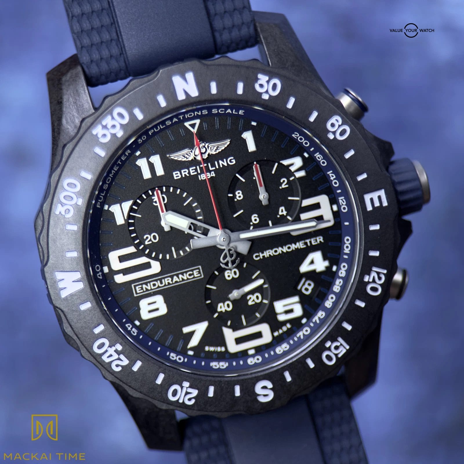 Breitling Endurance Pro Blue X82310D51B1S2 Full Set 2025 Sport Watch - Image 3