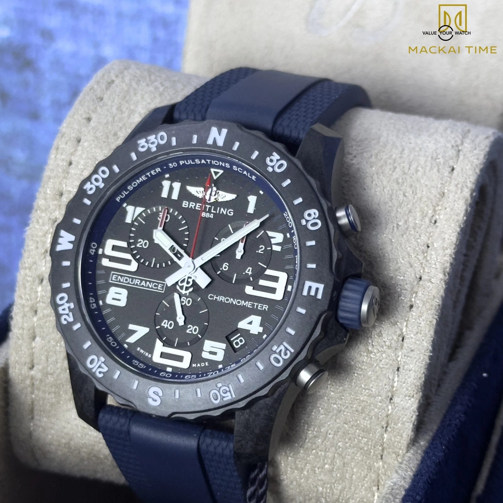 Breitling Endurance Pro Blue X82310D51B1S2 Full Set 2025 Sport Watch - Image 15