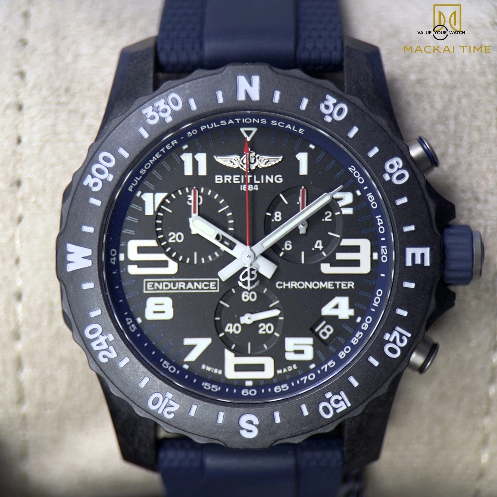 Breitling Endurance Pro Blue X82310D51B1S2 Full Set 2025 Sport Watch