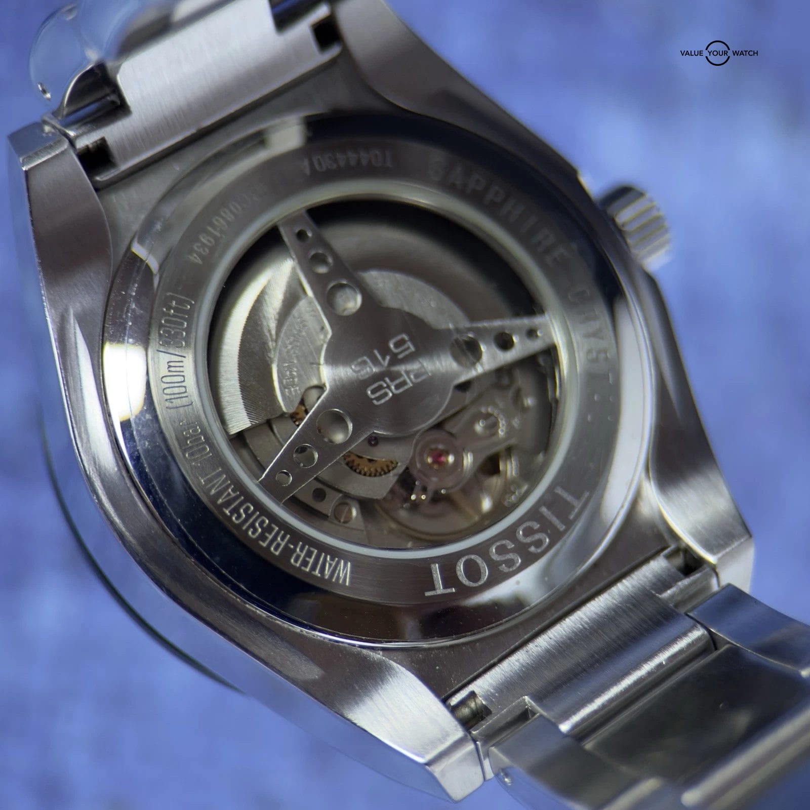 Tissot PRS 516 Men's Black Watch - T044.430.21.051.00 Steel Bracelet Sapphire - Image 5