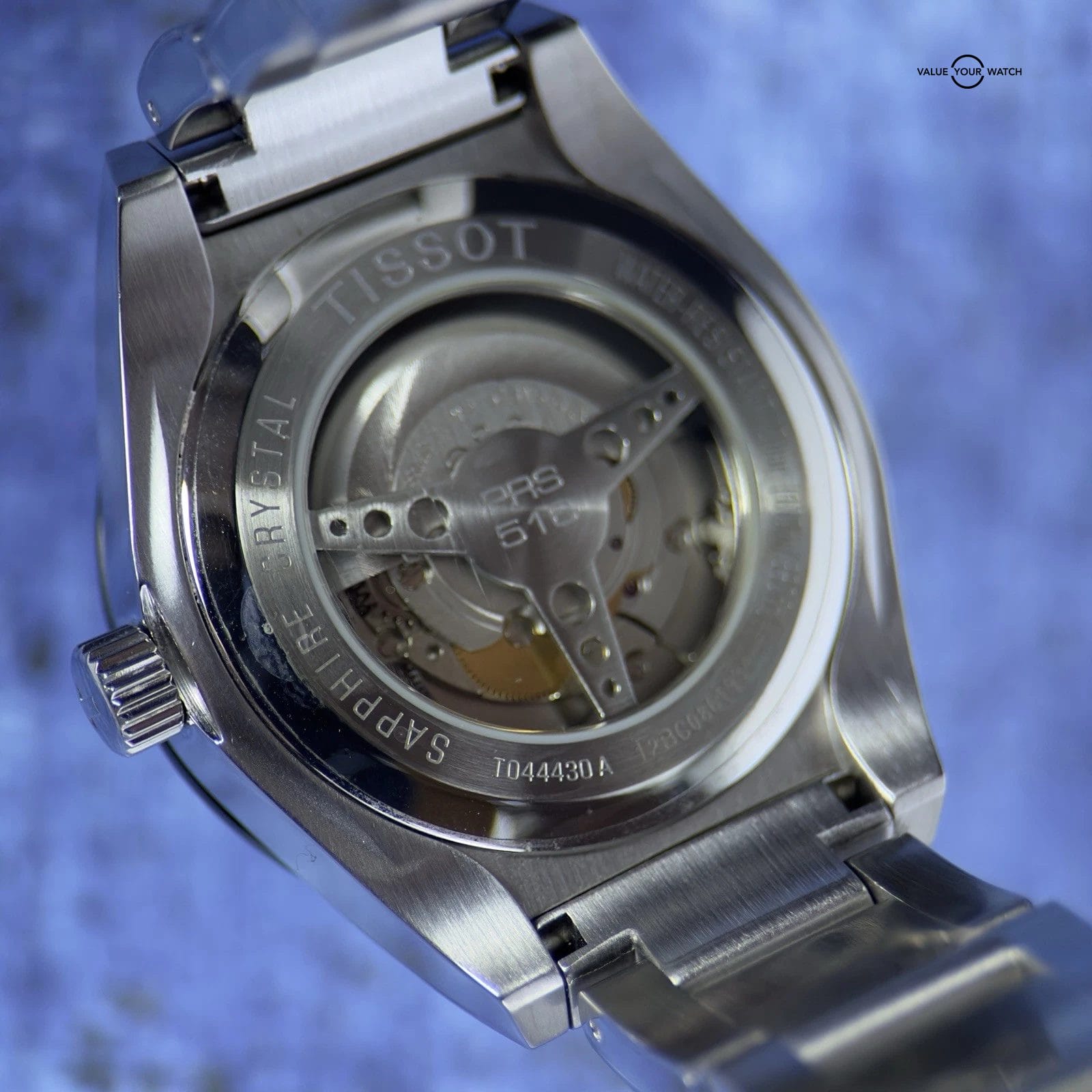 Tissot PRS 516 Men's Black Watch - T044.430.21.051.00 Steel Bracelet Sapphire - Image 7