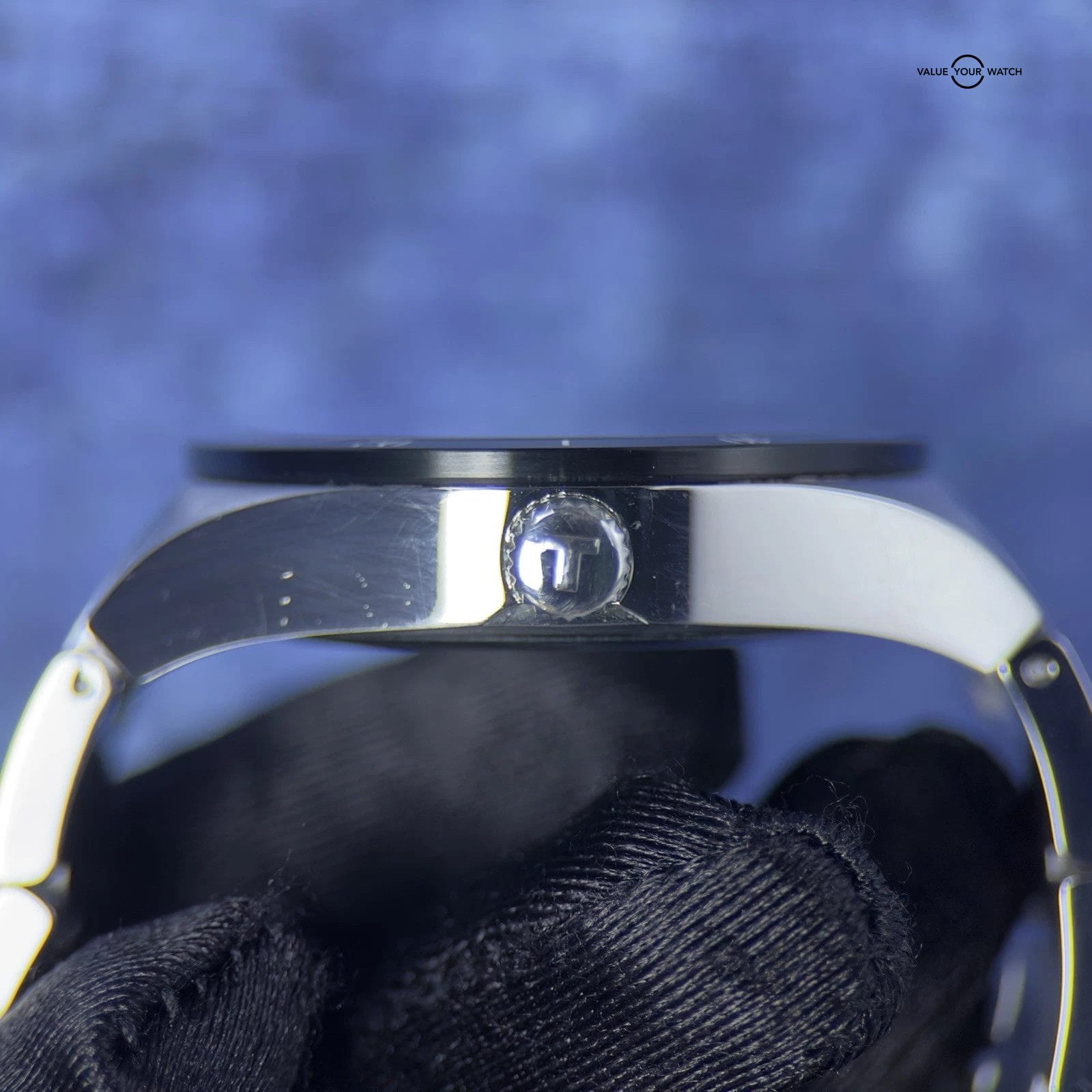 Tissot PRS 516 Men's Black Watch - T044.430.21.051.00 Steel Bracelet Sapphire - Image 12