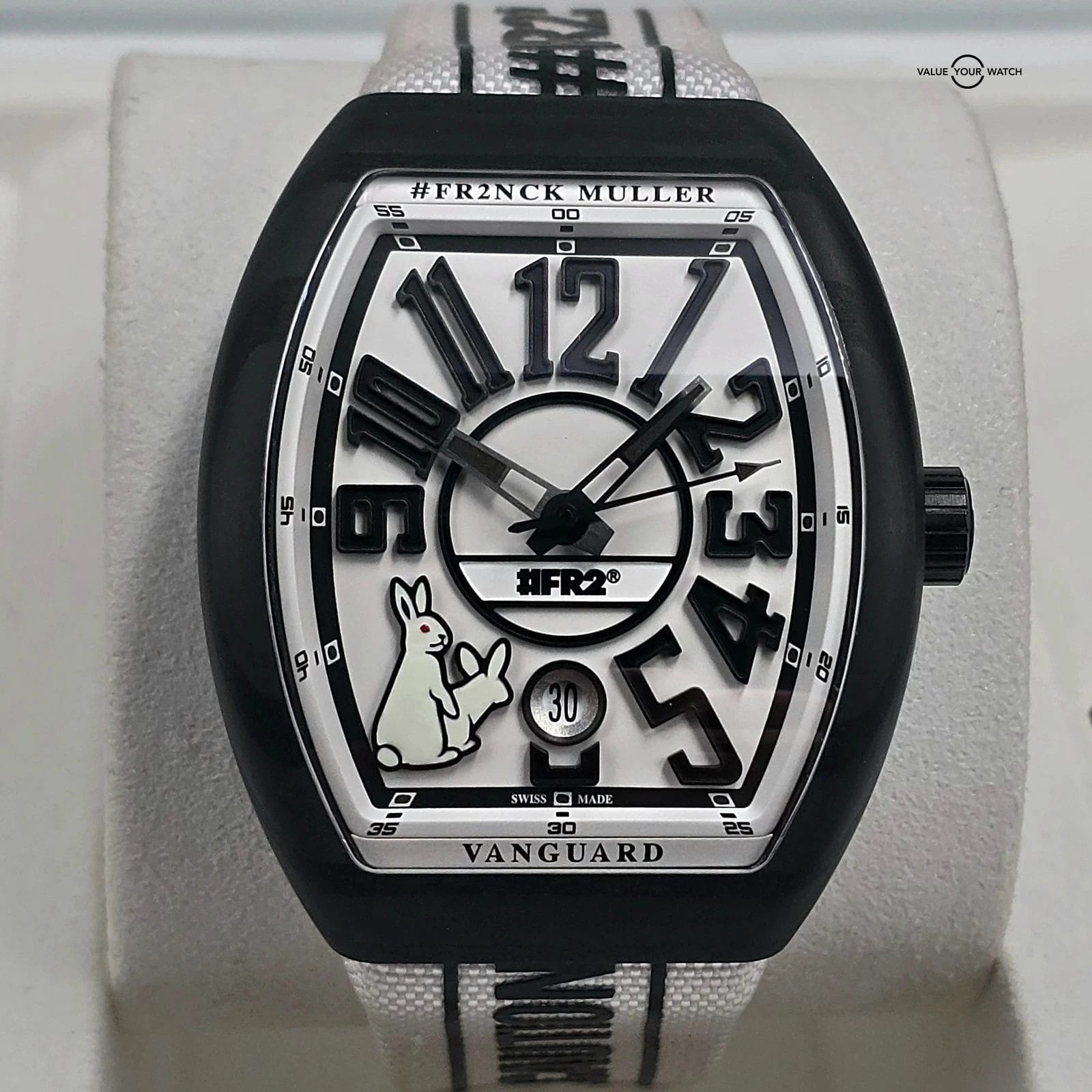 Franck Muller Vanguard black carbon Fxxking Rabbits #Fr2 limited edition #Fr2nck