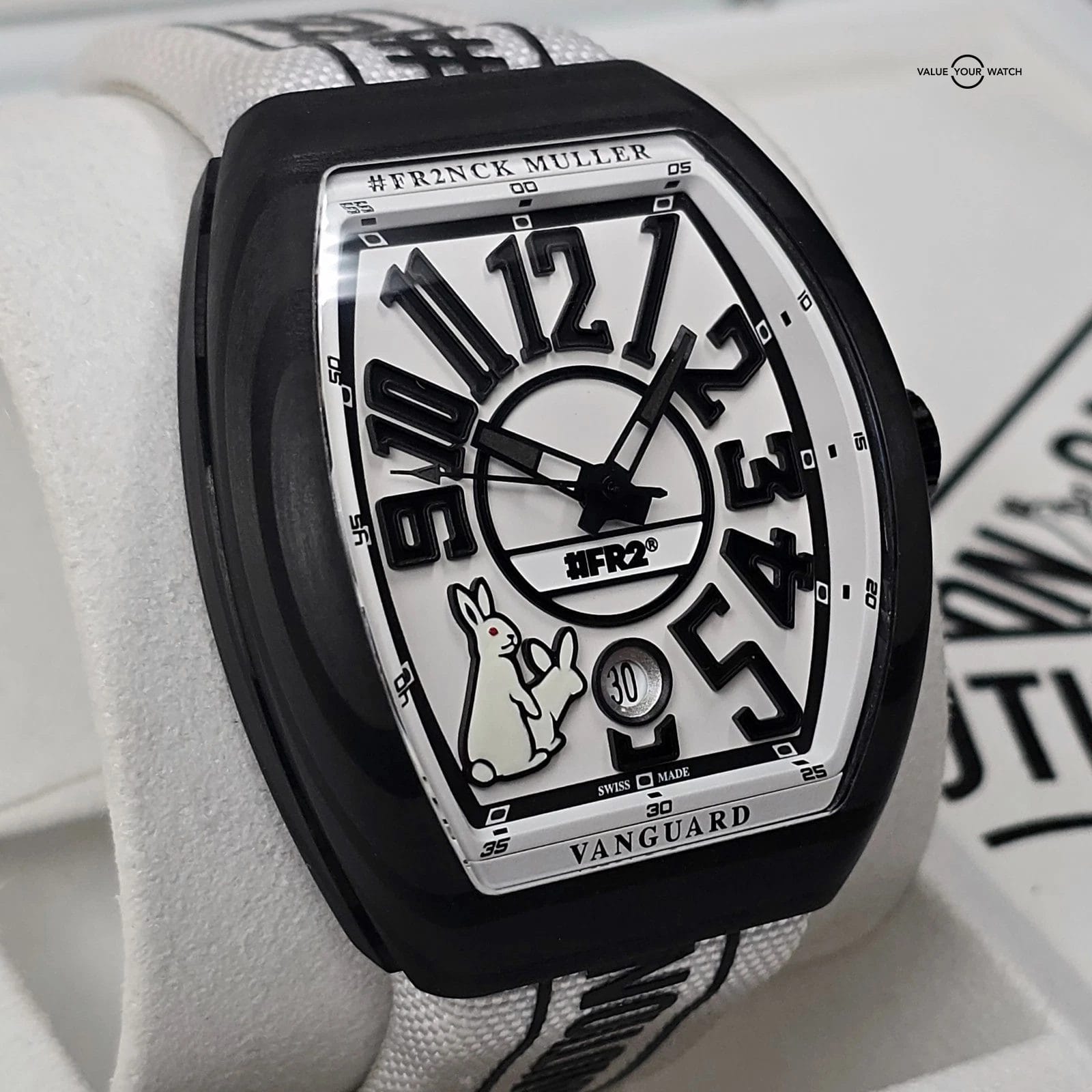 Franck Muller Vanguard black carbon Fxxking Rabbits #Fr2 limited edition #Fr2nck - Image 3