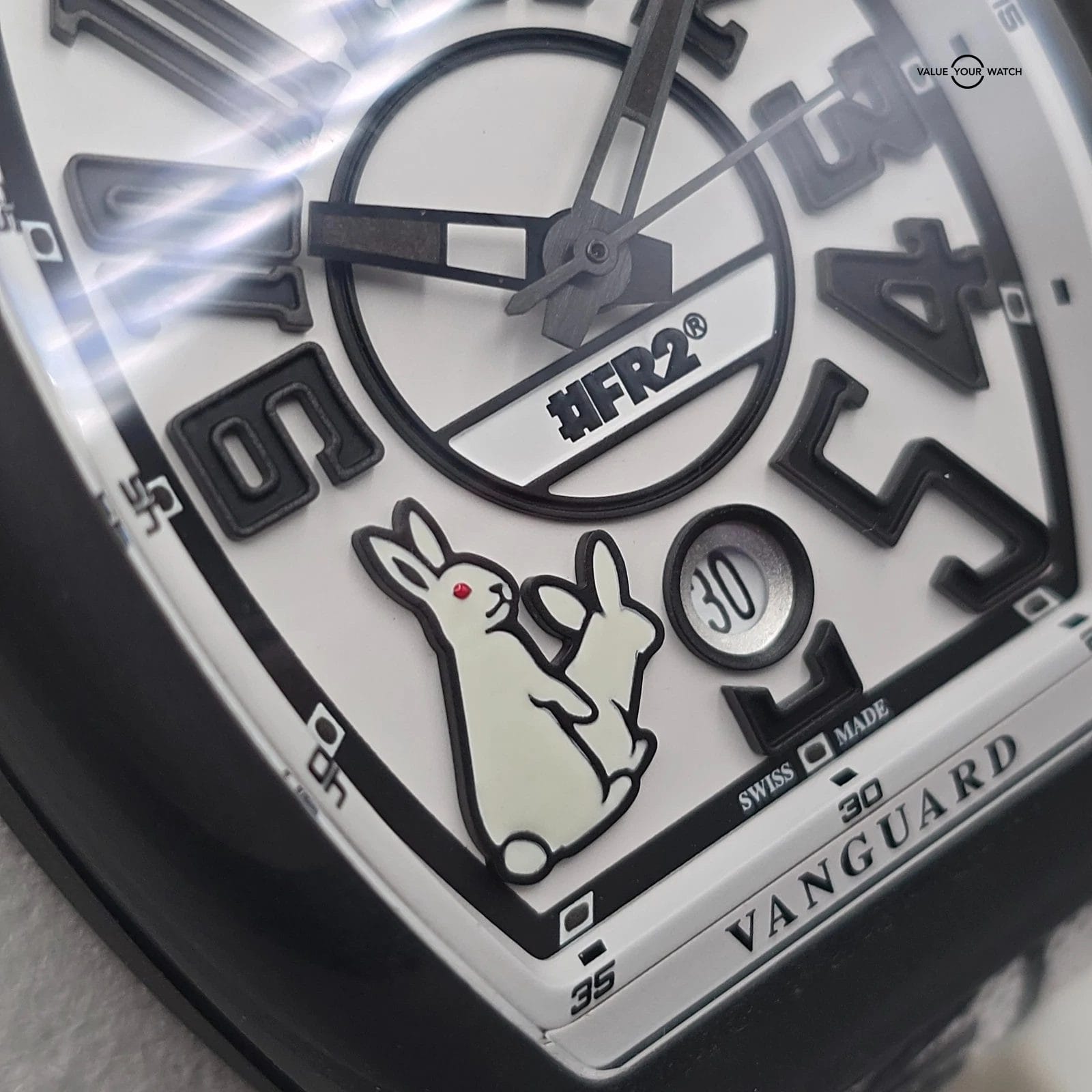 Franck Muller Vanguard black carbon Fxxking Rabbits #Fr2 limited edition #Fr2nck - Image 7