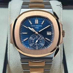 Patek Phillipe Nautilus Flyback Chronograph in 18k Gold/steel, 5980/1AR 2024!