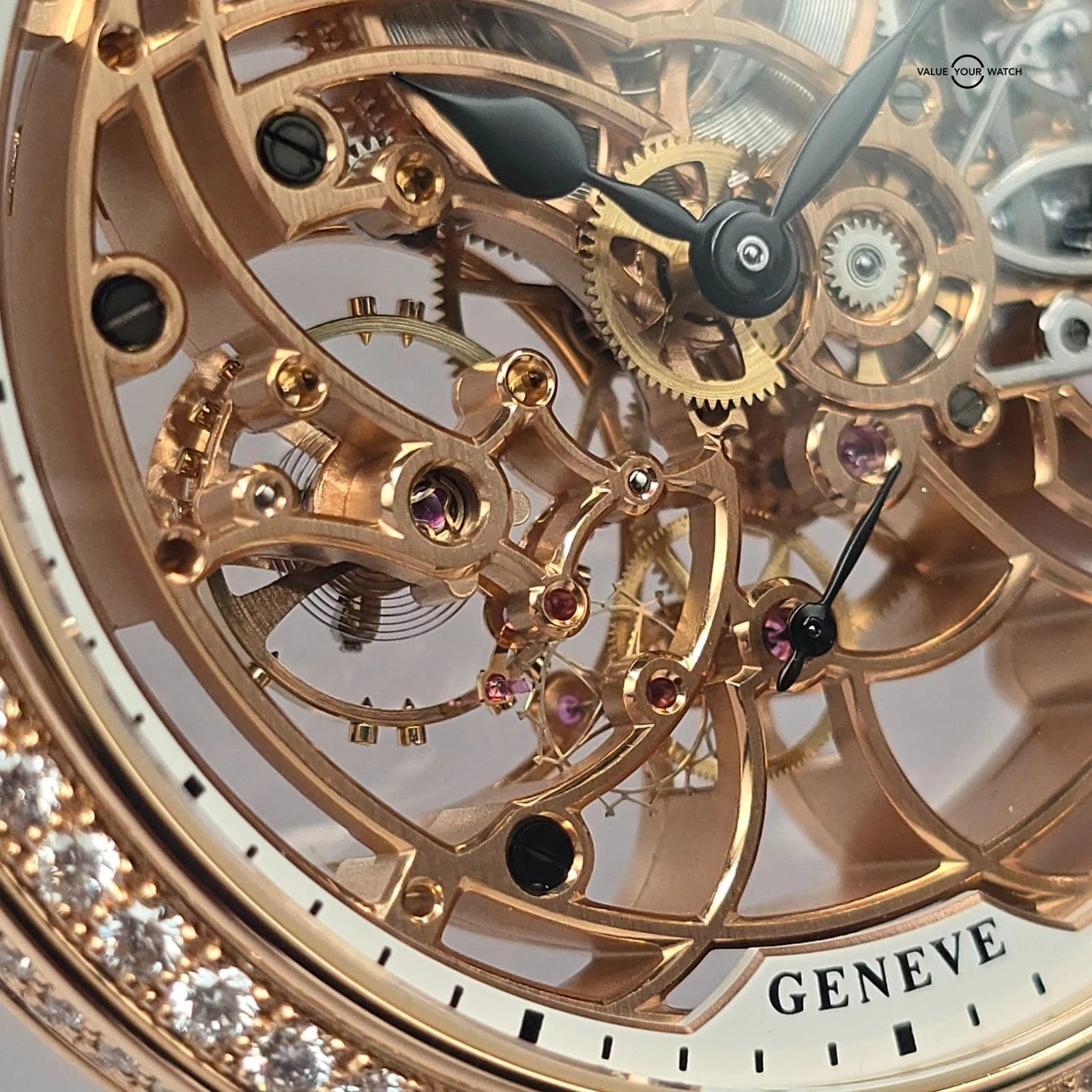 Franck Muller 7 Days Round Skeleton, Solid 18k gold and Diamonds! Full set 2024 - Image 18