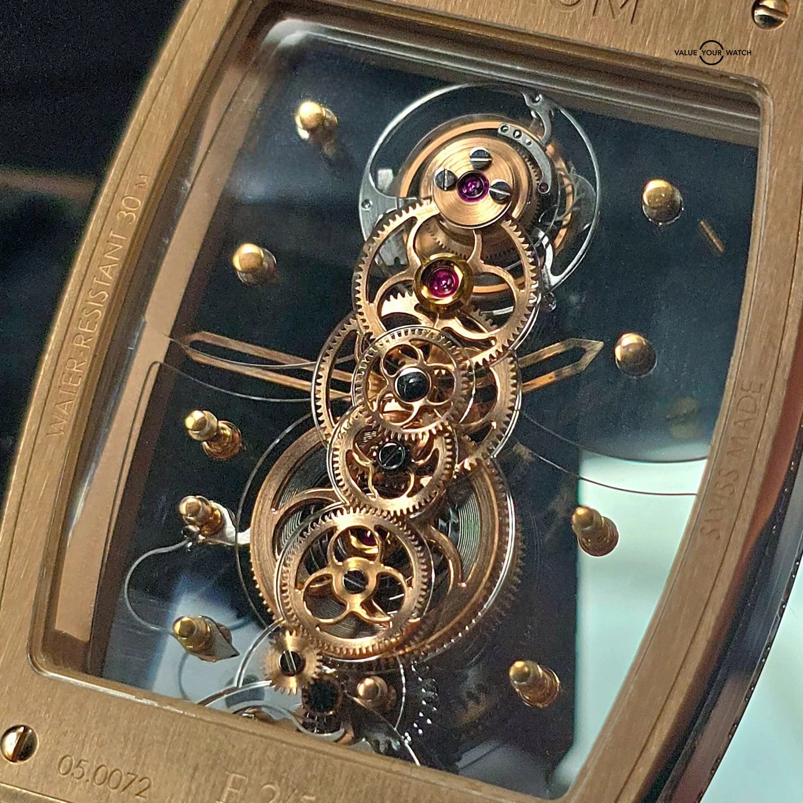 Corum Golden Bridge Tourbillon, 18k gold Factory Baguette Diamonds, 5 piece run! - Image 15