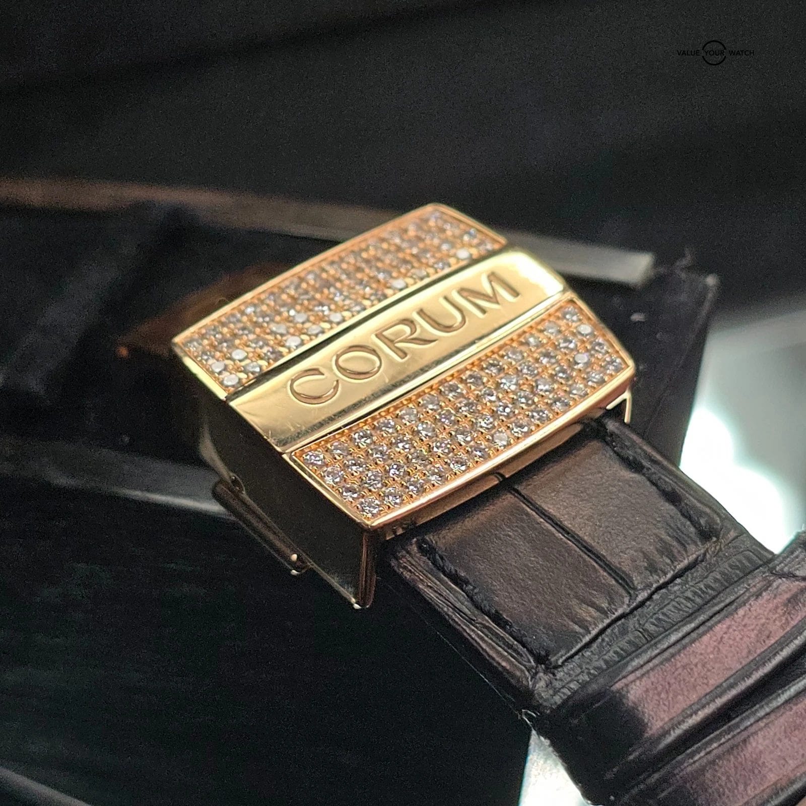Corum Golden Bridge Tourbillon, 18k gold Factory Baguette Diamonds, 5 piece run! - Image 18