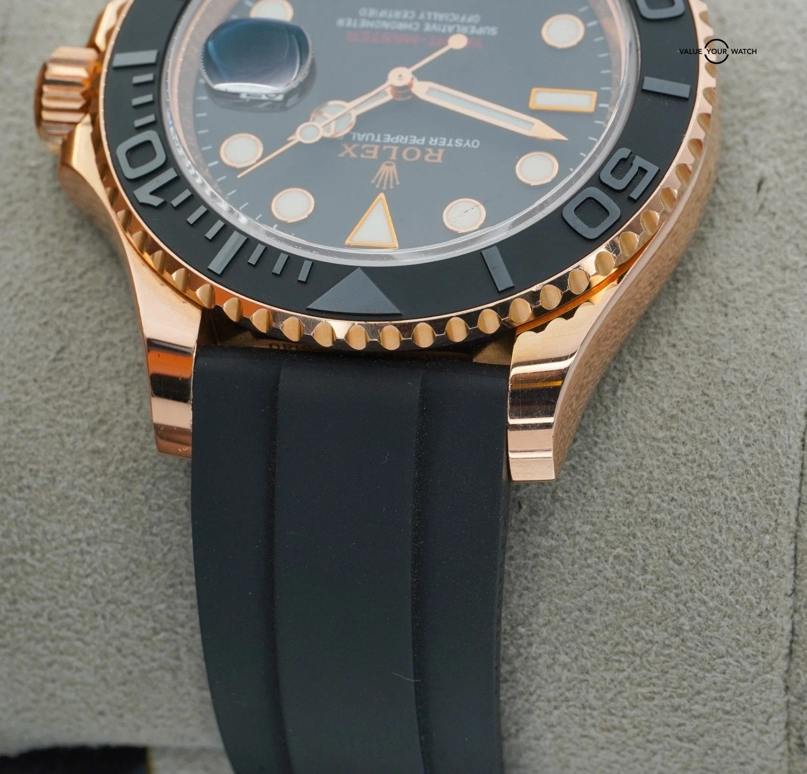 Rolex Yacht-master 40mm 116655 Rose Gold Oysterflex BOXES/PAPERS! - Image 4