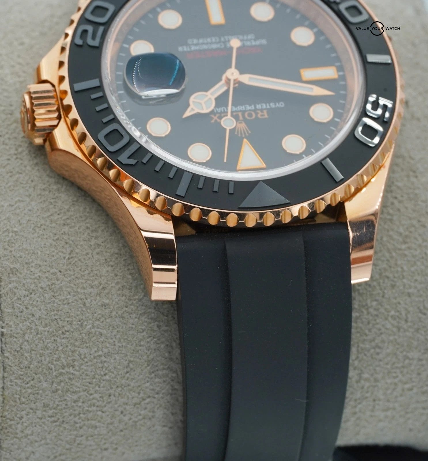 Rolex Yacht-master 40mm 116655 Rose Gold Oysterflex BOXES/PAPERS! - Image 5