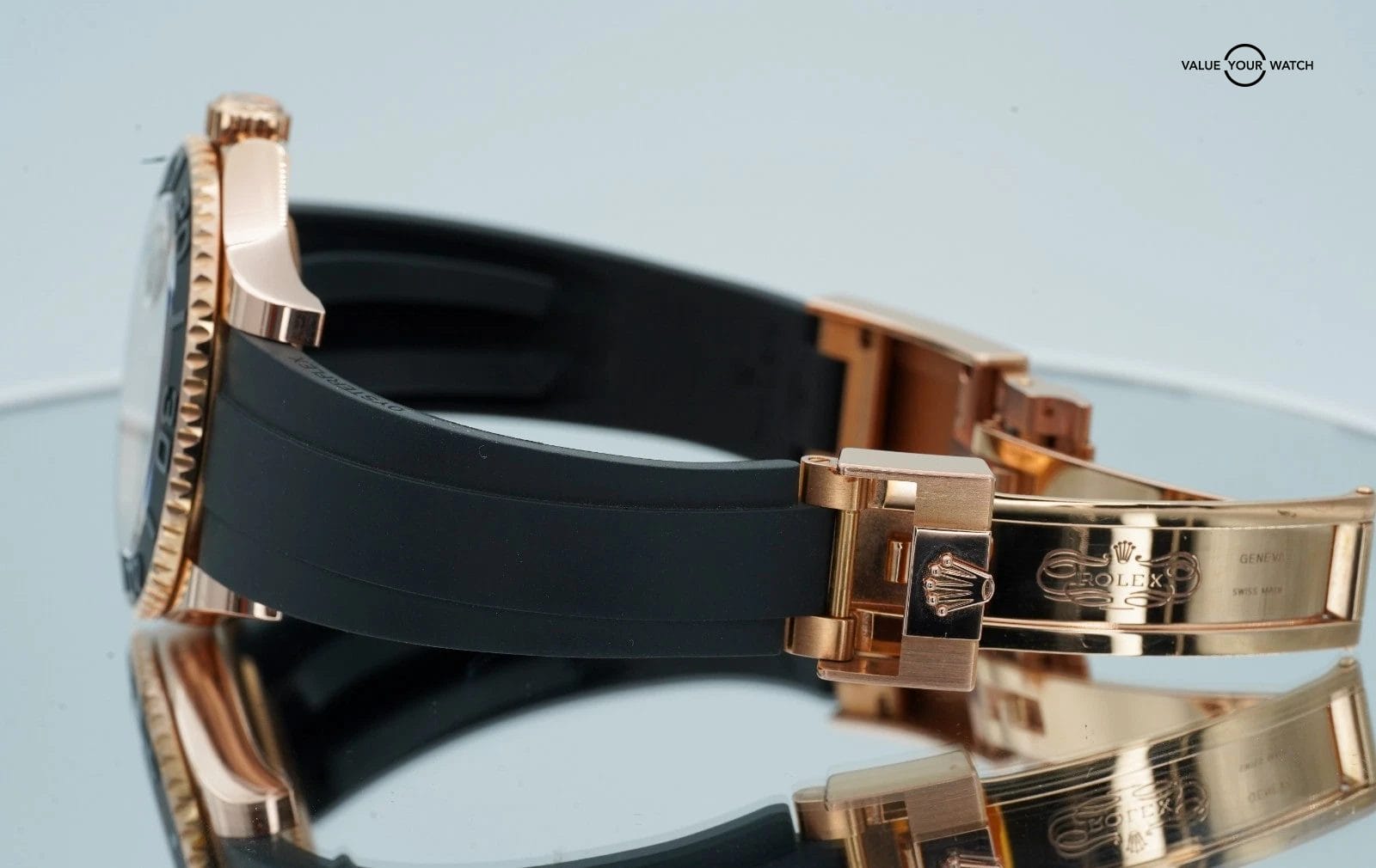 Rolex Yacht-master 40mm 116655 Rose Gold Oysterflex BOXES/PAPERS! - Image 10