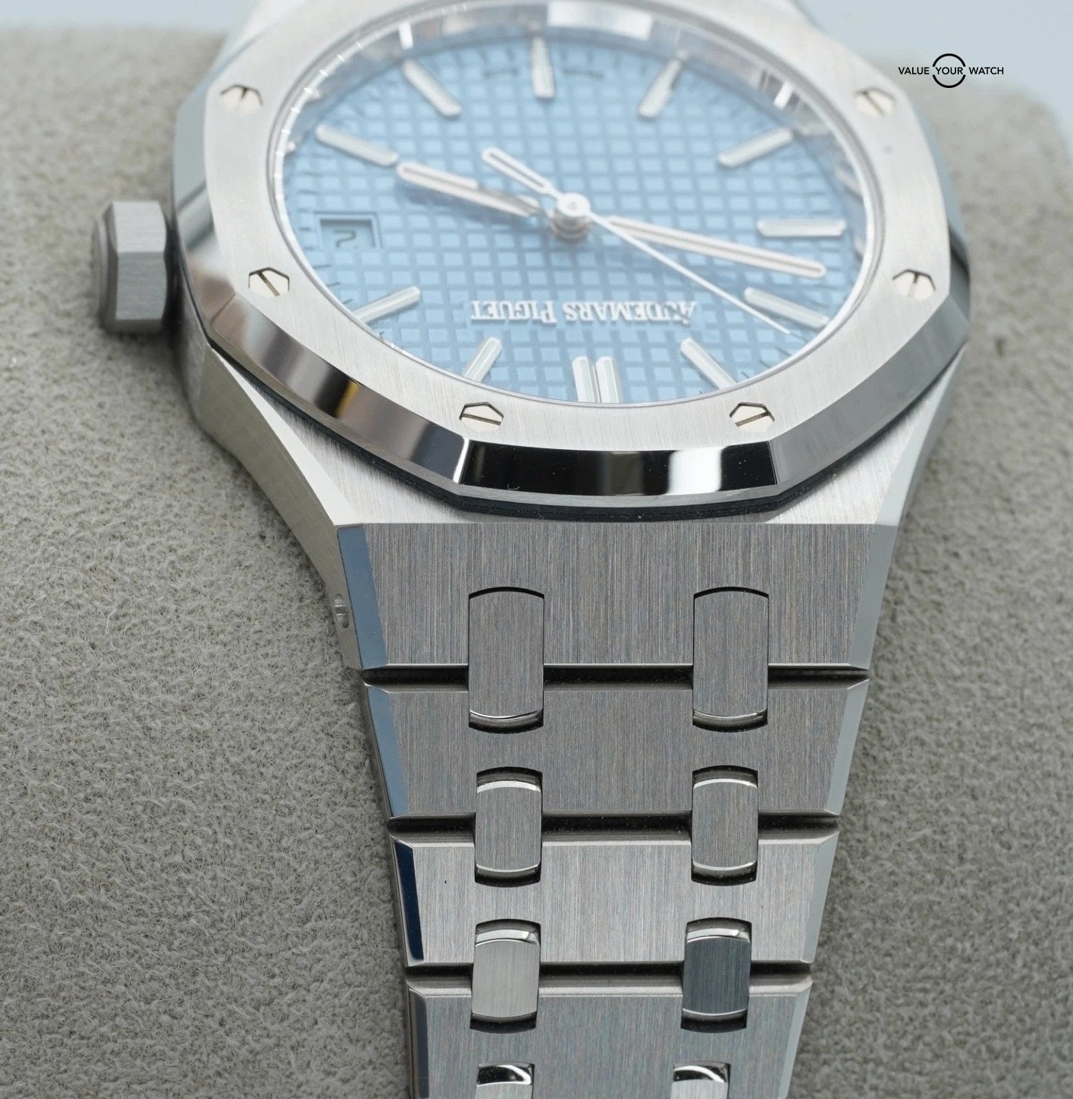2022 Audemars Piguet Royal Oak 15550ST 50th Anniversary 37mm Light Blue Dial - Image 8