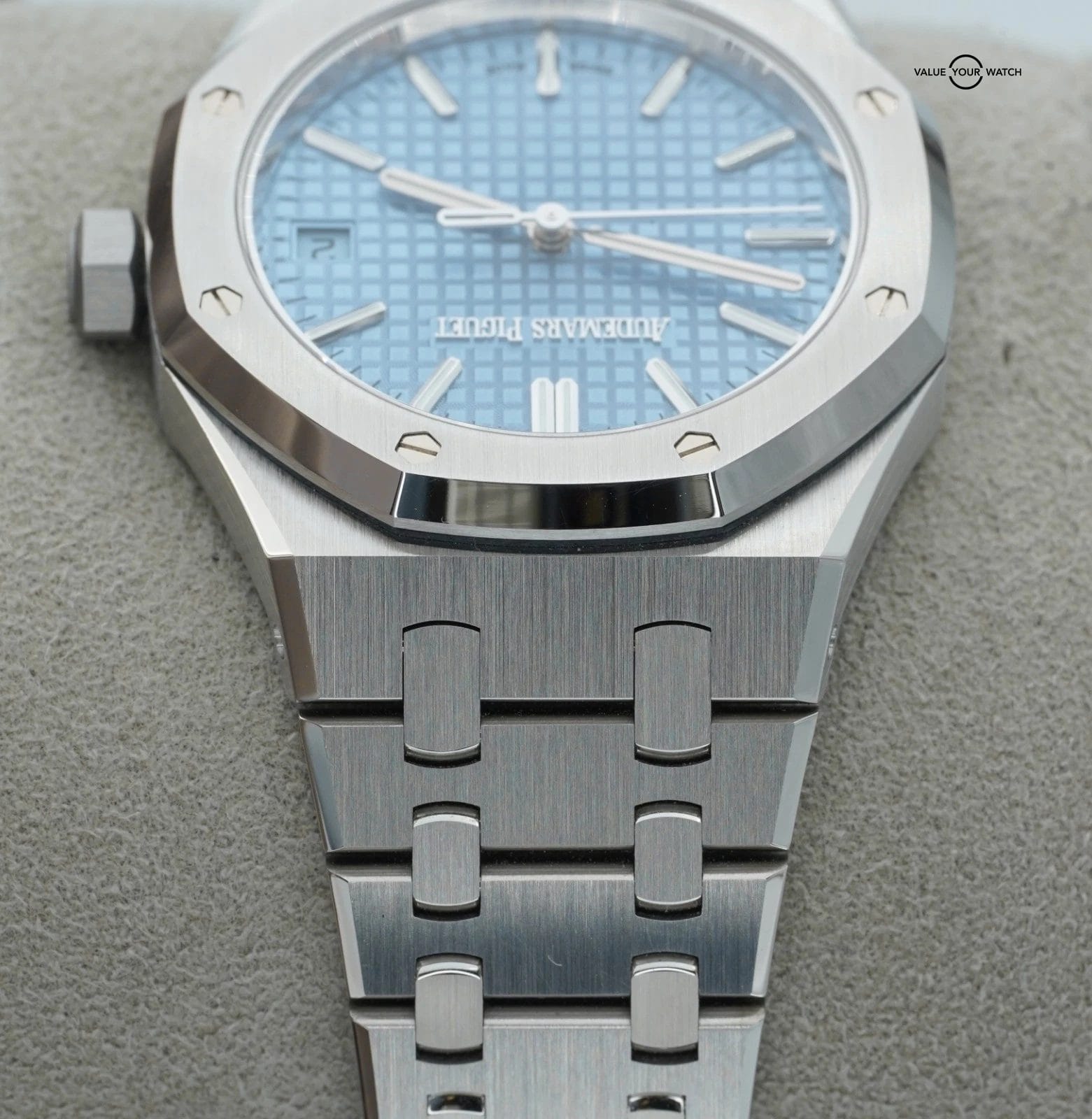 2022 Audemars Piguet Royal Oak 15550ST 50th Anniversary 37mm Light Blue Dial - Image 16