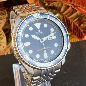 Seiko SKX173 Men’s Divers Watch 200M 7S26-0028 Extra Bezels Estate Sale Runs