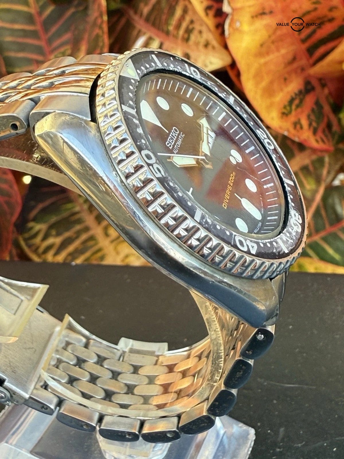 Seiko SKX173 Men's Divers Watch 200M 7S26-0028 Extra Bezels Estate Sale Runs - Image 6