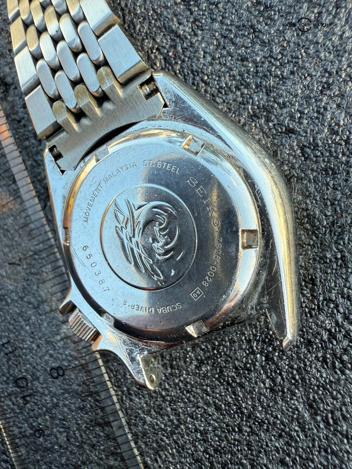 Seiko SKX173 Men's Divers Watch 200M 7S26-0028 Extra Bezels Estate Sale Runs - Image 14