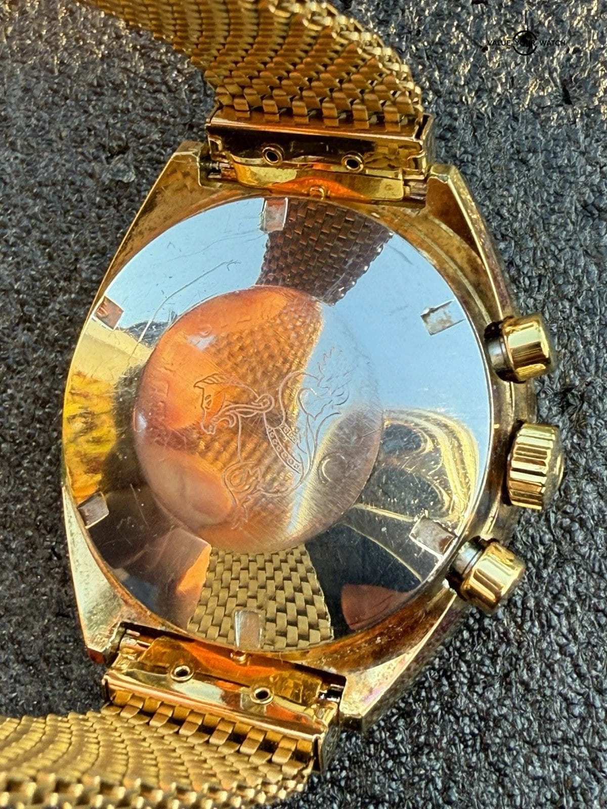 Auth. Omega Speedmaster Professional Mark II 145.034 Gold Plated 861 Estate Runs - Image 7