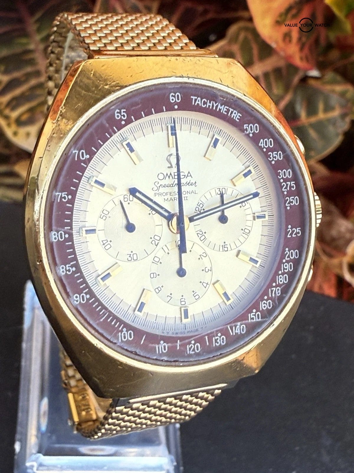 Auth. Omega Speedmaster Professional Mark II 145.034 Gold Plated 861 Estate Runs - Image 18