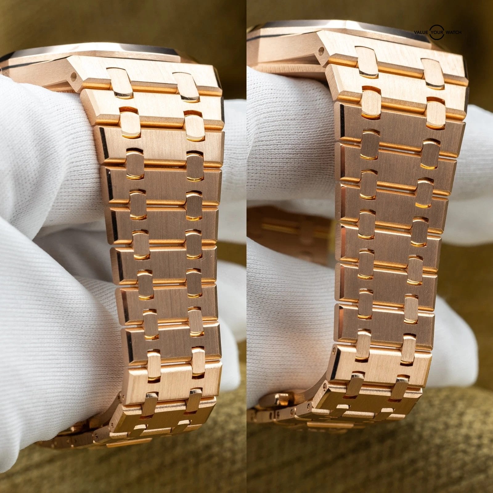 Audemars Piguet Royal Oak 41mm AP 15400OR Rose Gold Black Dial Full Set - Image 7