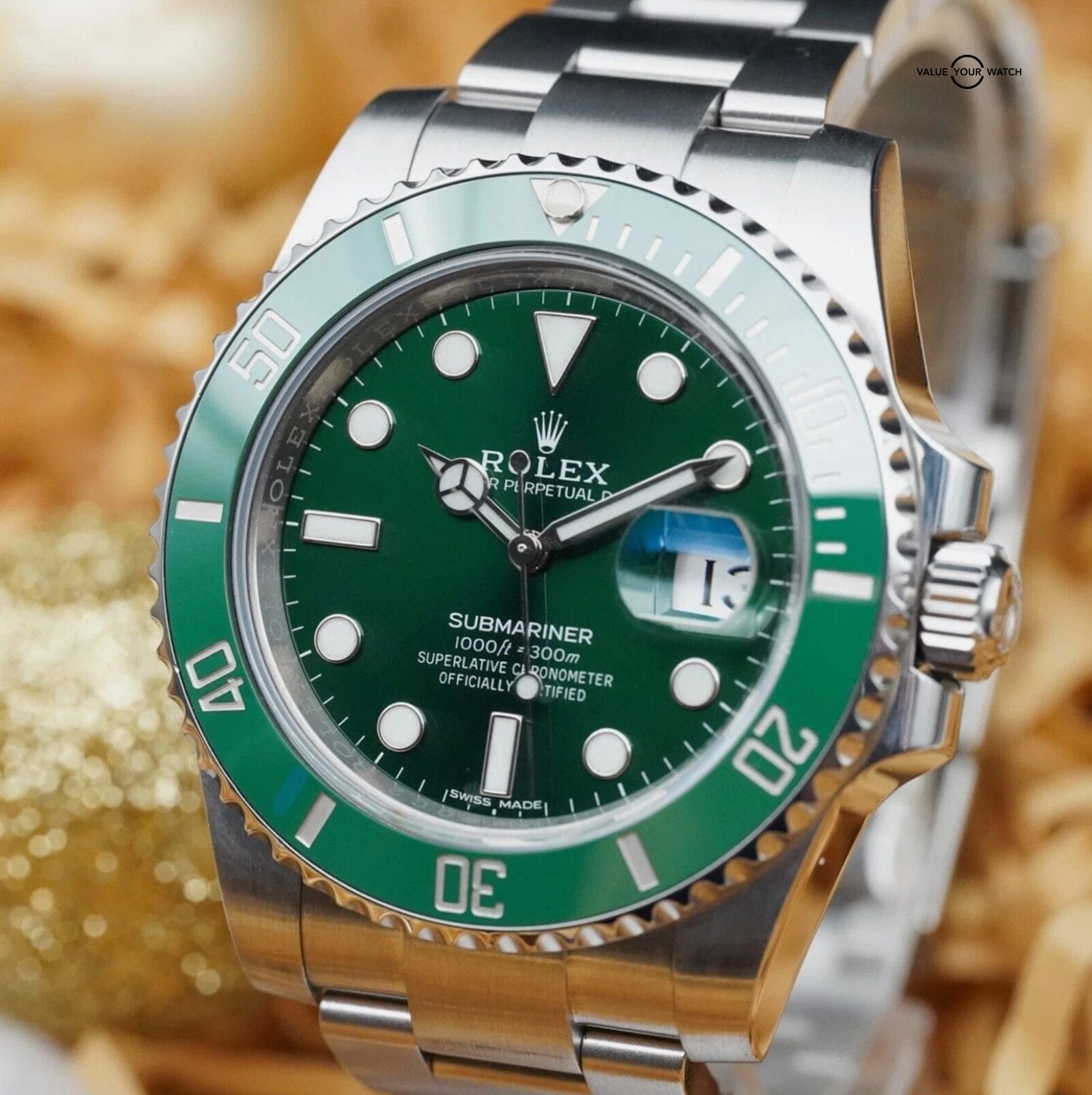 Rolex Submariner Date “Hulk” Green Dial Green Ceramic 116610LV Full Set - 2020 - Image 10