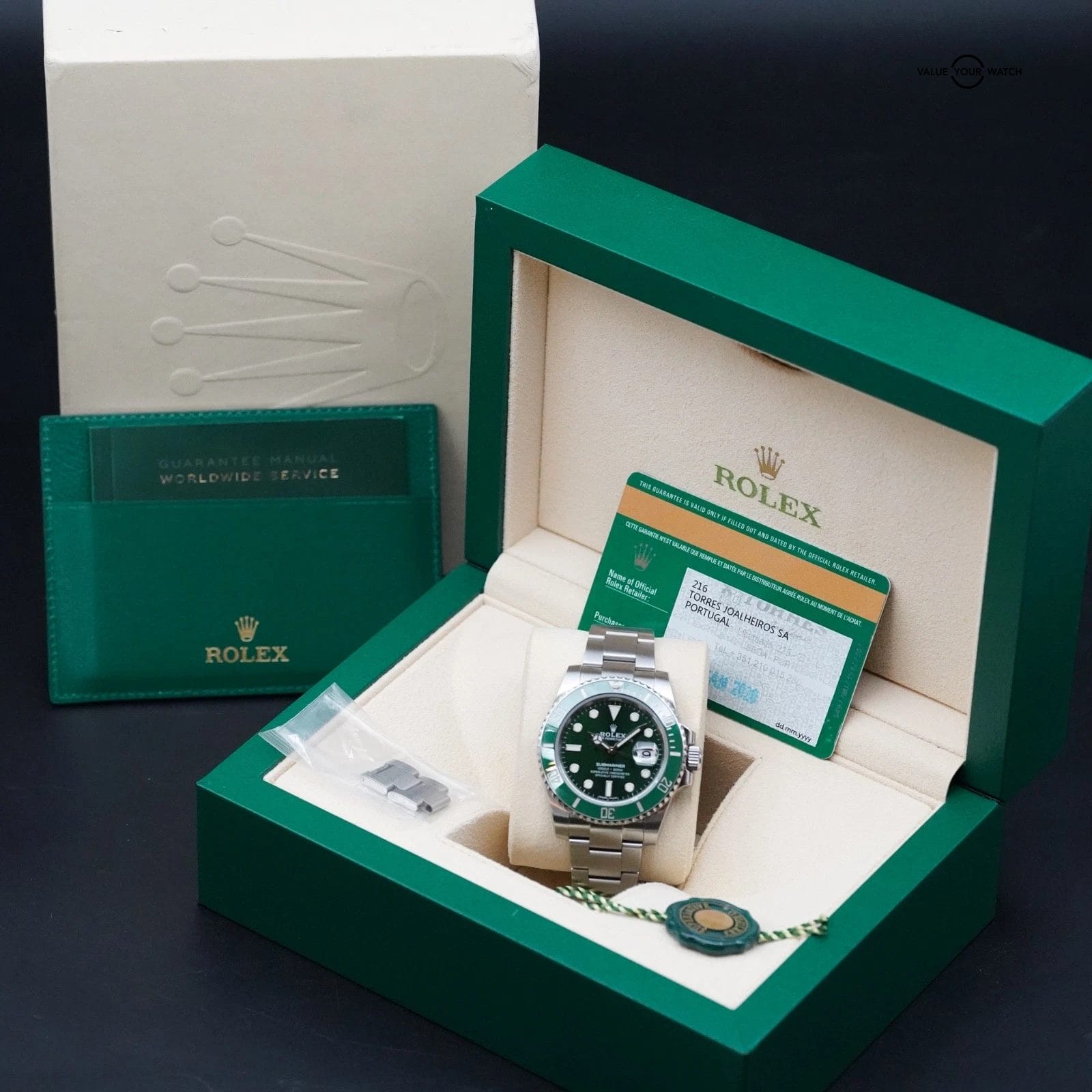 Rolex Submariner Date “Hulk” Green Dial Green Ceramic 116610LV Full Set - 2020 - Image 12