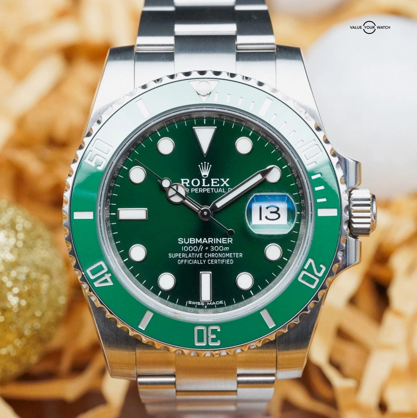 Rolex Submariner Date “Hulk” Green Dial Green Ceramic 116610LV Full Set - 2020