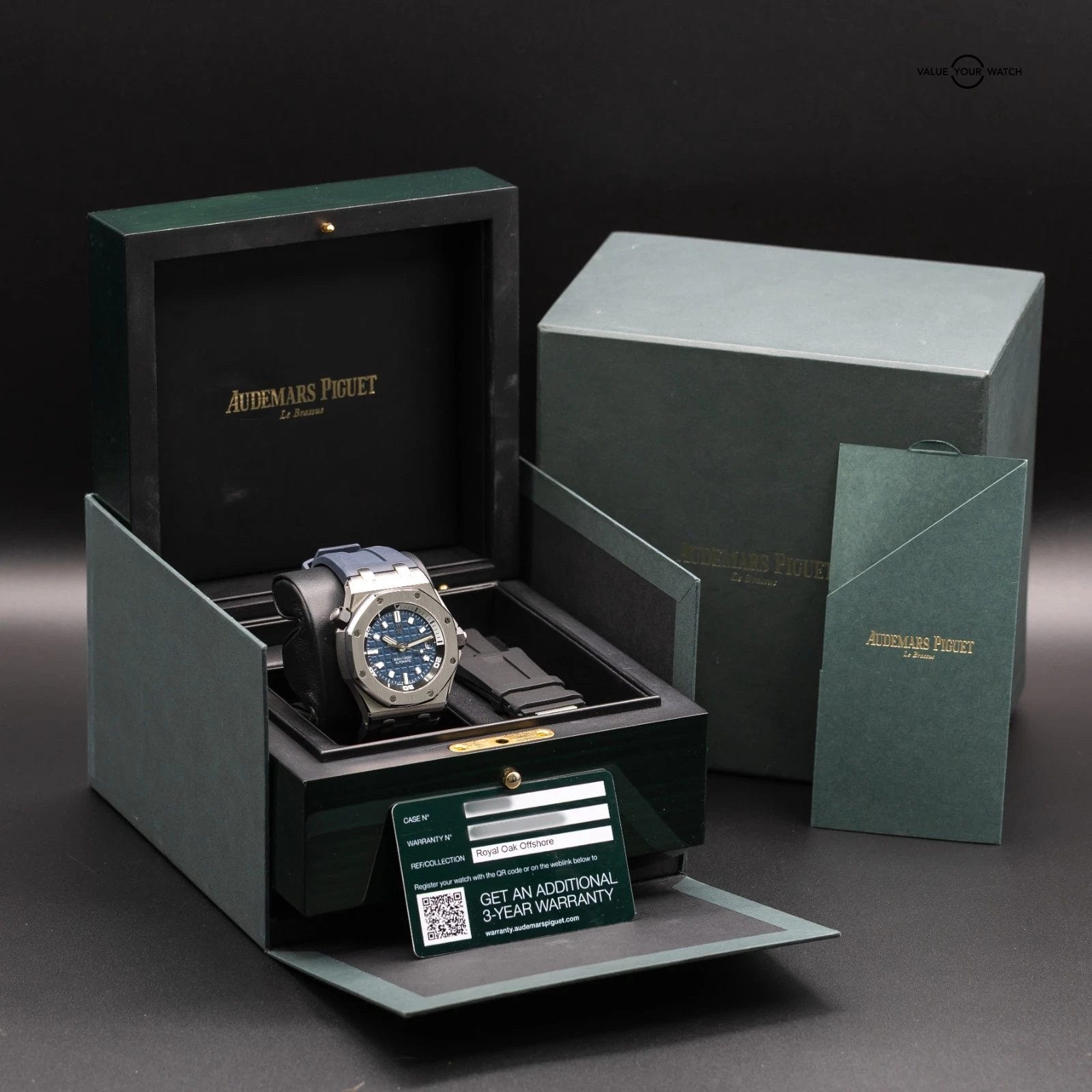 Audemars Piguet Royal Oak Offshore Diver Blue Men's Watch - 15720ST.OO.A027CA.01 - Image 2