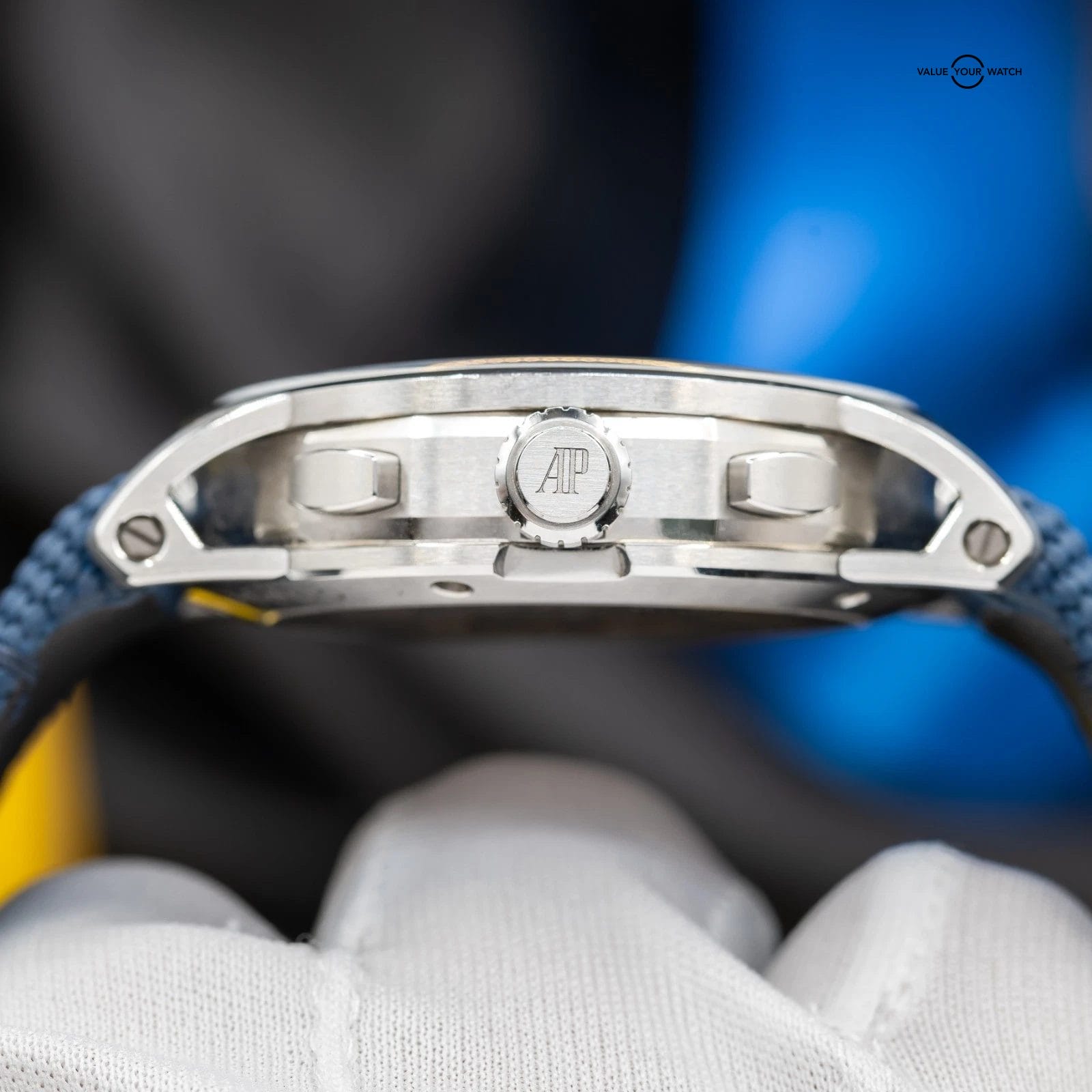 Audemars Piguet Code 11.59 Chronograph 41mm Blue Nuit Dial 26393ST Full Set - Image 2