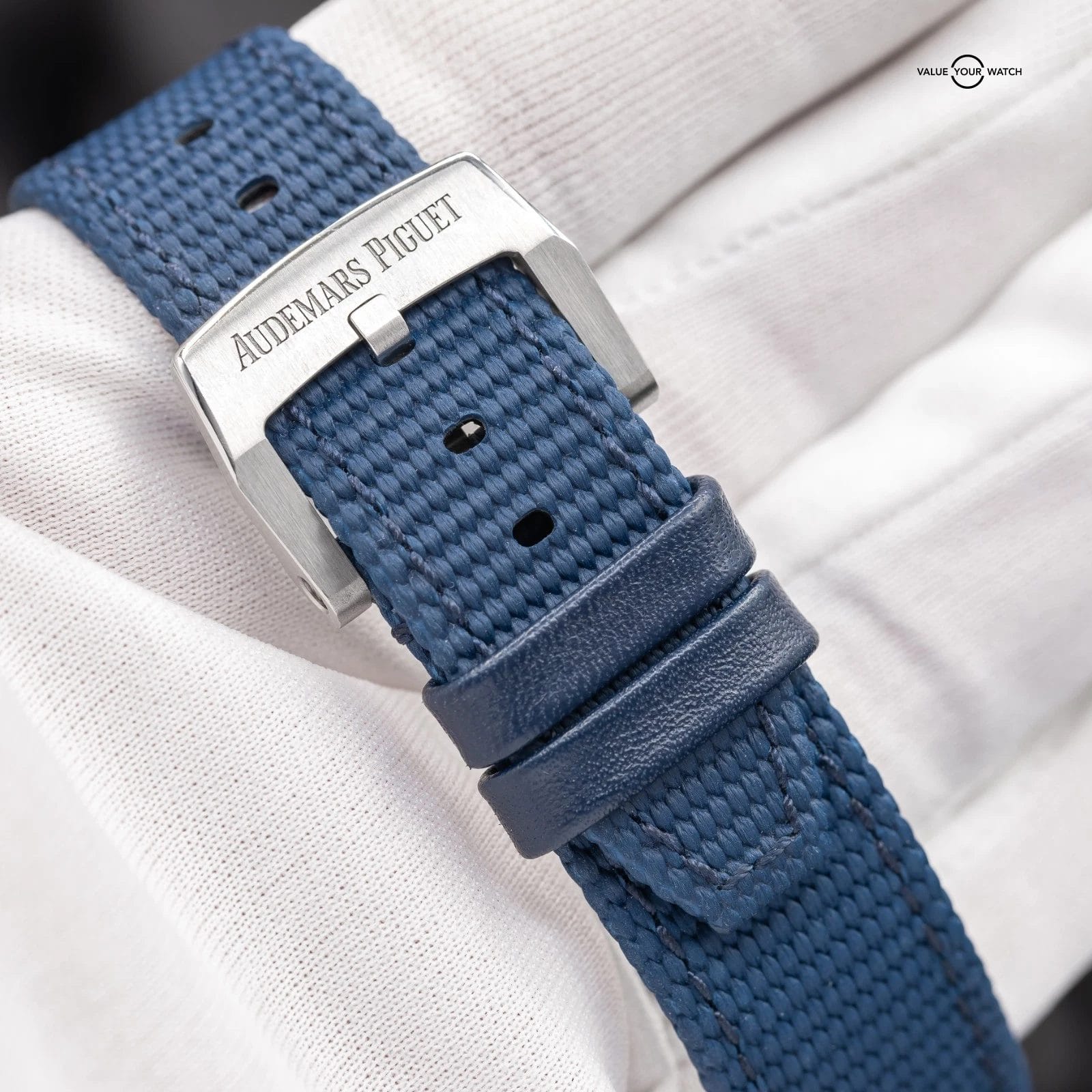 Audemars Piguet Code 11.59 Chronograph 41mm Blue Nuit Dial 26393ST Full Set - Image 8