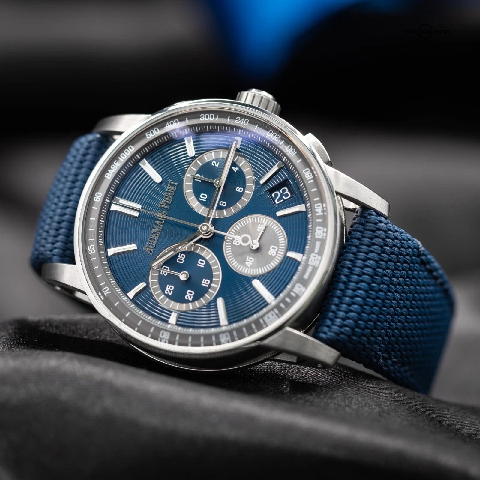 Audemars Piguet Code 11.59 Chronograph 41mm Blue Nuit Dial 26393ST Full Set - Image 14