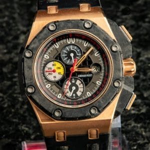Audemars Piguet Royal Oak Offshore Grand Prix Ltd. Ed. Rose Gold Carbon Case Black dial Date Automatic Chronograph