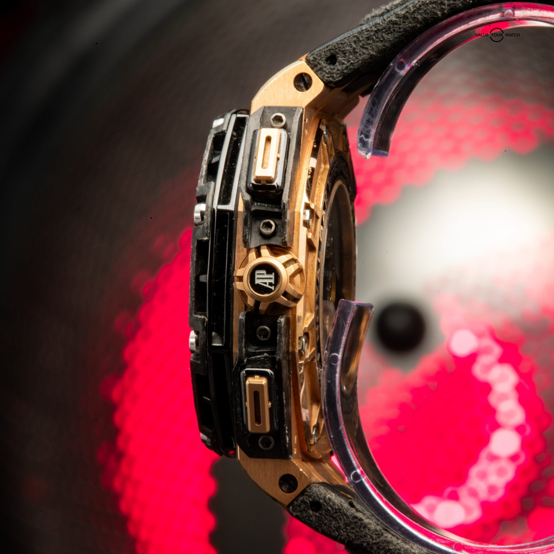 Audemars Piguet Royal Oak Offshore Grand Prix Ltd. Ed. Rose Gold Carbon Case Black dial Date Automatic Chronograph - Image 8