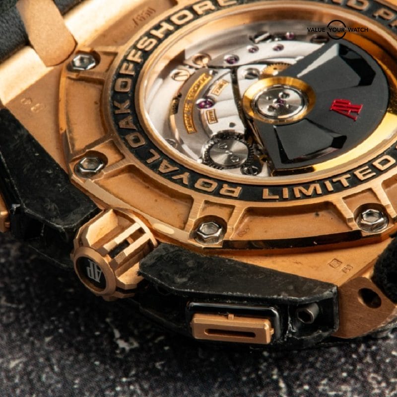 Audemars Piguet Royal Oak Offshore Grand Prix Ltd. Ed. Rose Gold Carbon Case Black dial Date Automatic Chronograph - Image 12