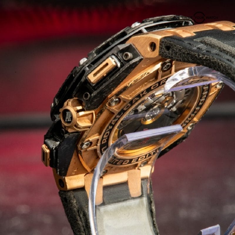 Audemars Piguet Royal Oak Offshore Grand Prix Ltd. Ed. Rose Gold Carbon Case Black dial Date Automatic Chronograph - Image 13