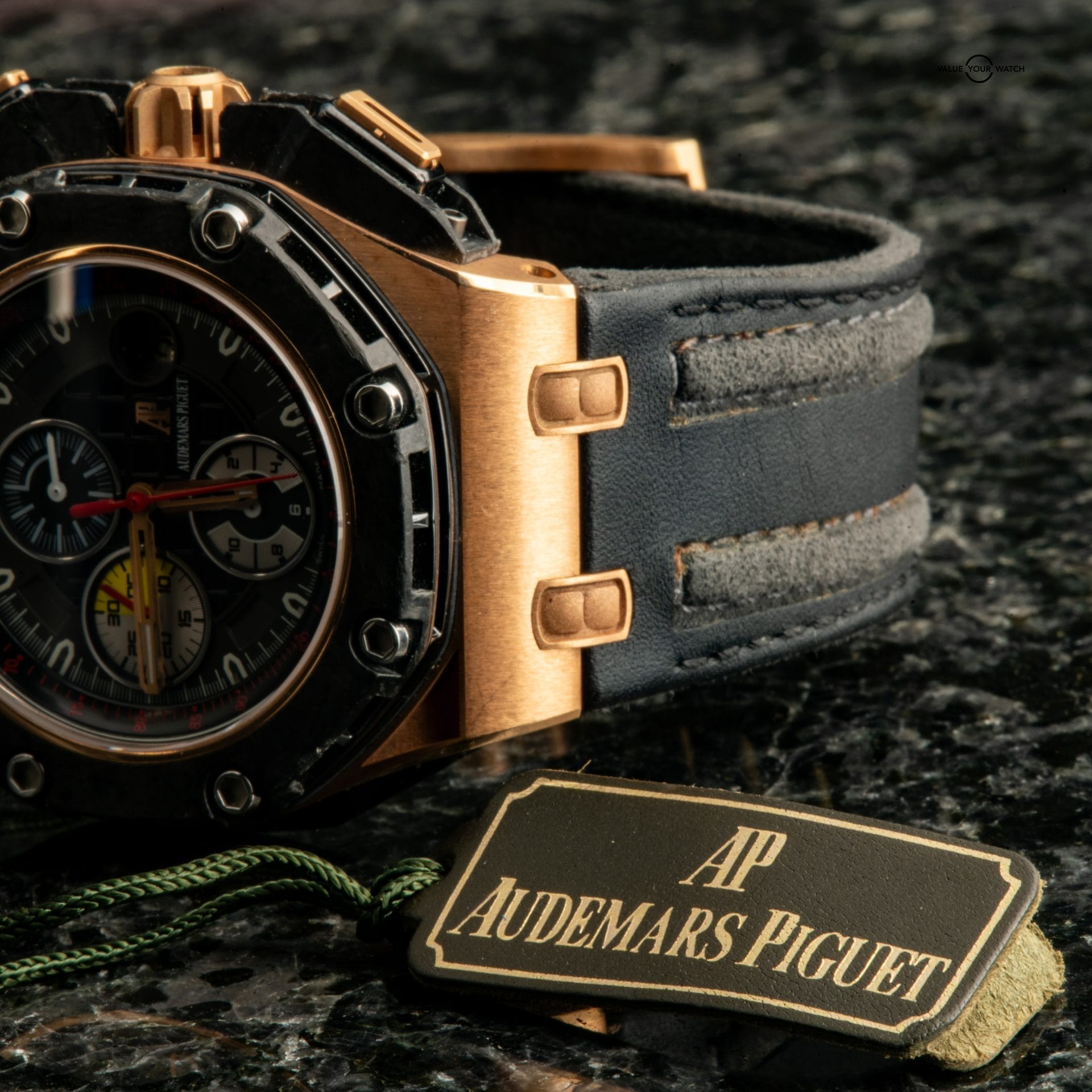 Audemars Piguet Royal Oak Offshore Grand Prix Ltd. Ed. Rose Gold Carbon Case Black dial Date Automatic Chronograph - Image 17