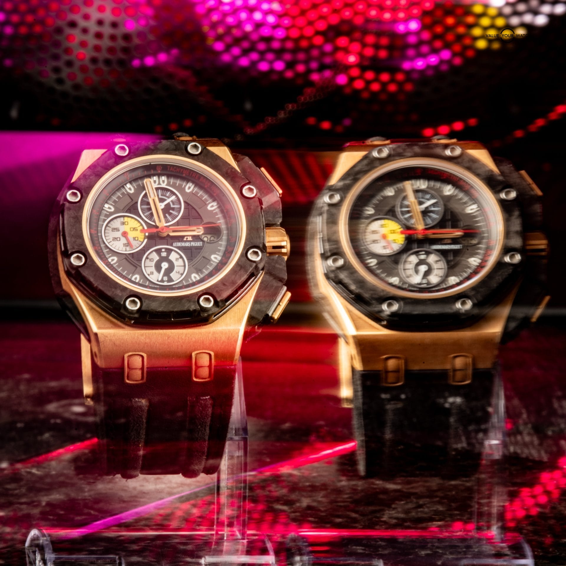 Audemars Piguet Royal Oak Offshore Grand Prix Ltd. Ed. Rose Gold Carbon Case Black dial Date Automatic Chronograph - Image 22