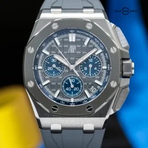 Audemars Piguet Royal Oak Offshore Chronograph Gray Titanium 26420IO MINT SET!
