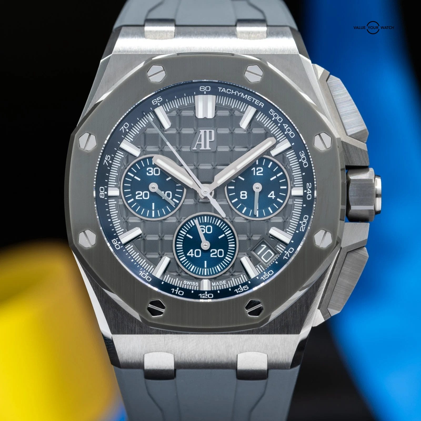 Audemars Piguet Royal Oak Offshore Chronograph Gray Titanium 26420IO MINT SET!
