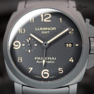 Panerai Luminor 1950 3 Days Gmt Automatic PAM01438 PAM1438 44MM Ceramic Black Dial Full Set WARRANTY