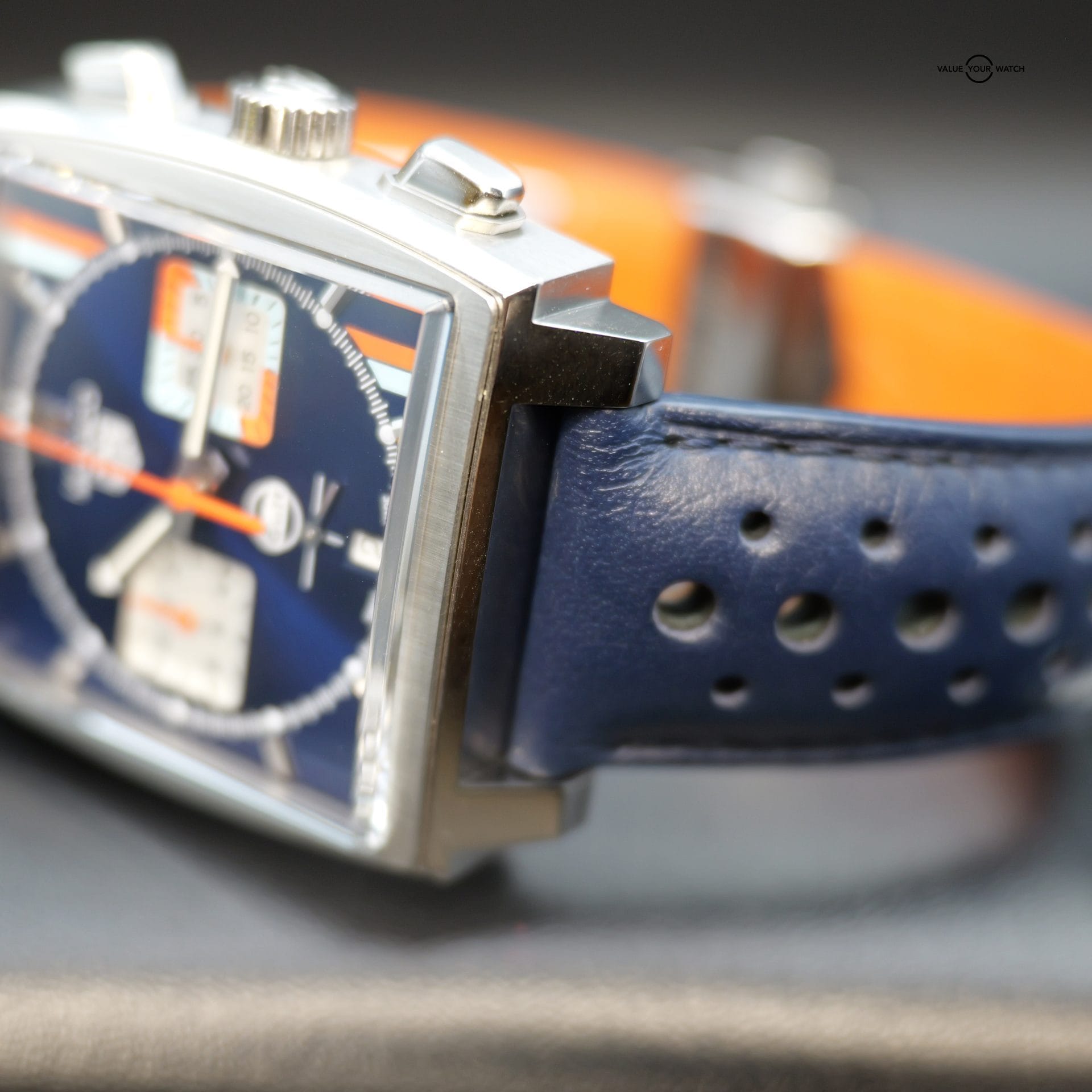 Tag Heuer Monaco Gulf CBL2115.FC6494 39MM Blue Dial Full Set WARRANTY - Image 6